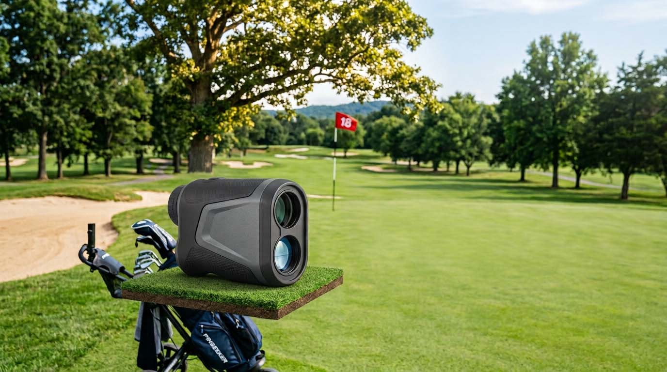 Golf Rangefinder Reading the Trees Instead of the Flag