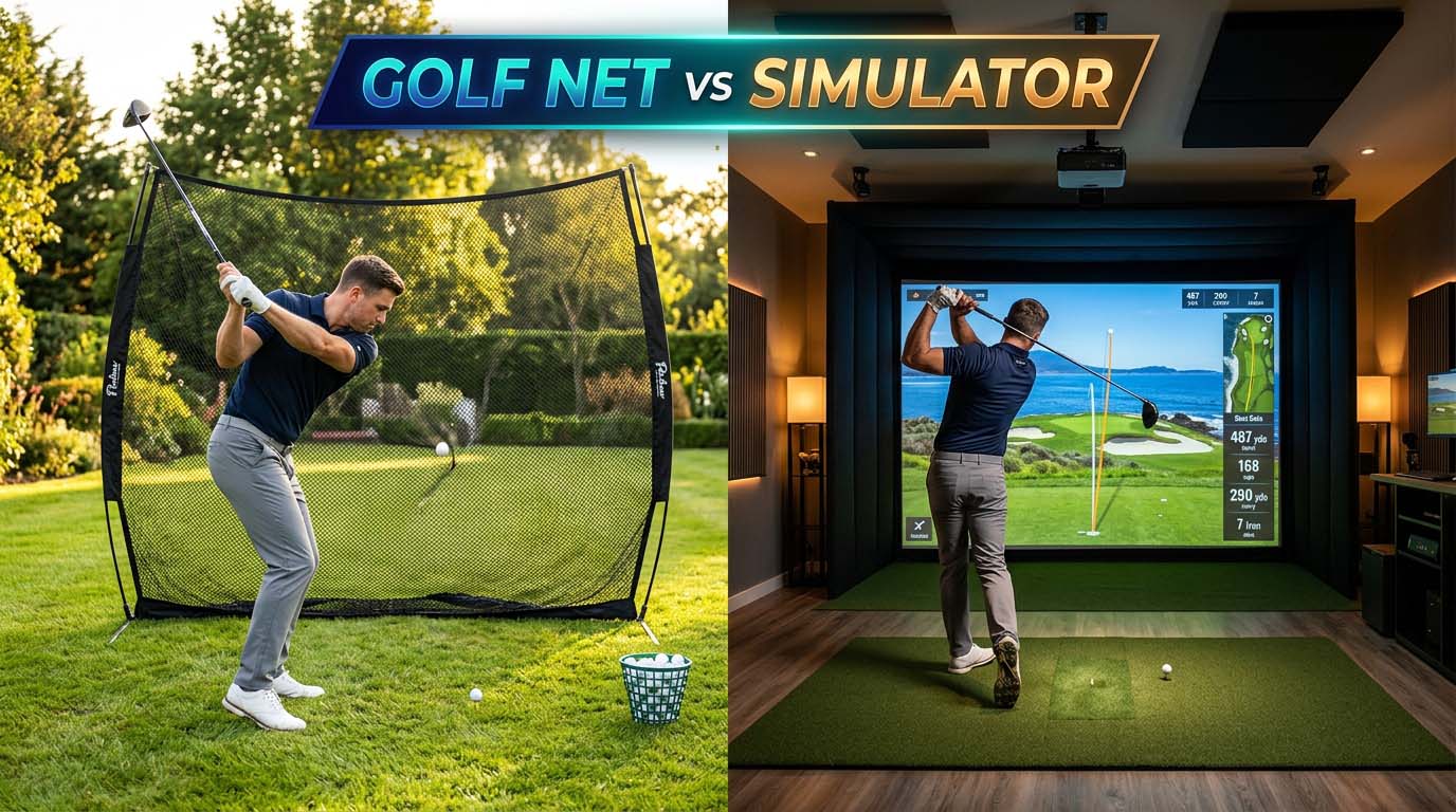 Golf Net vs Simulator
