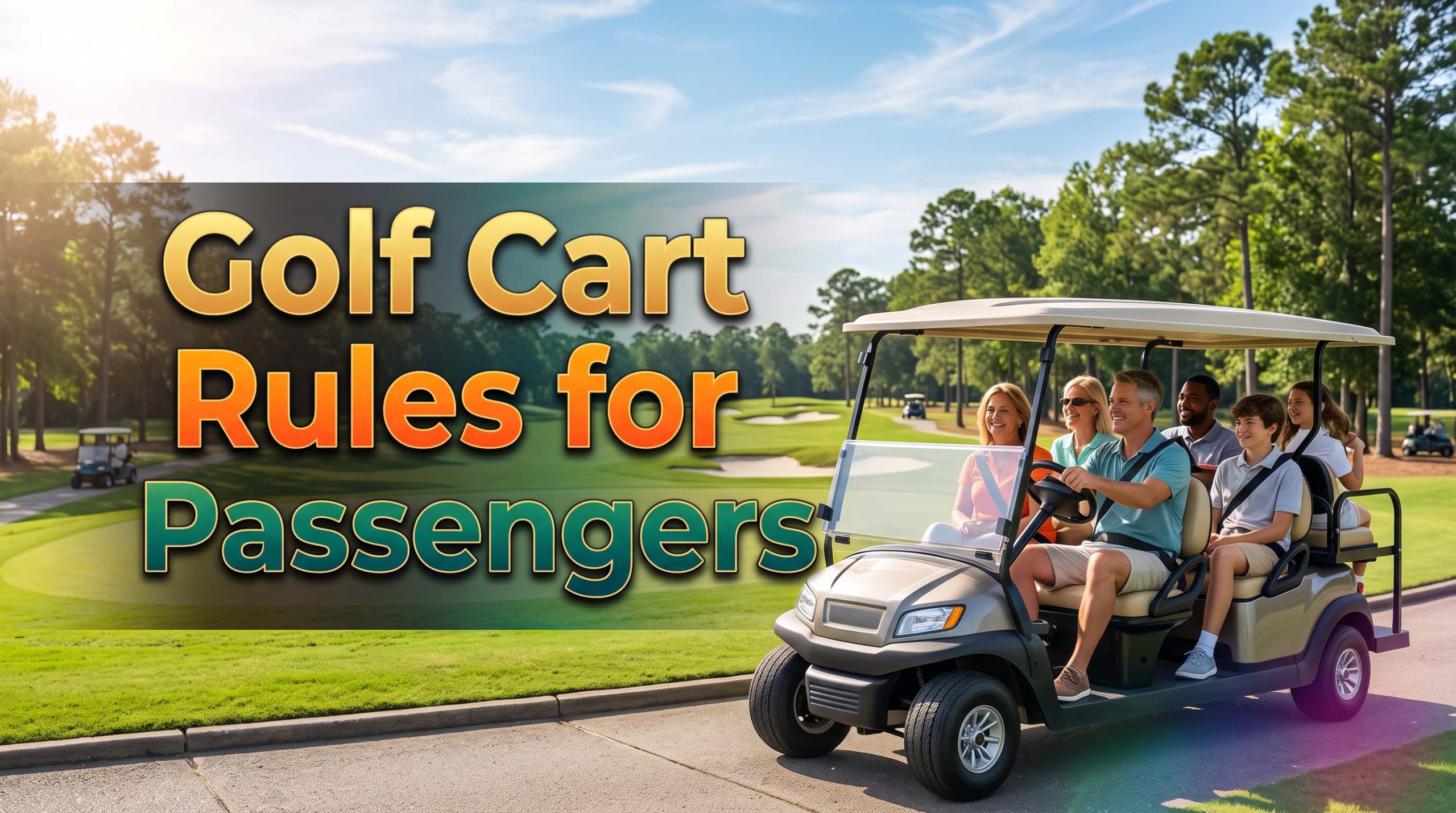 Golf Cart Rules for Passengers