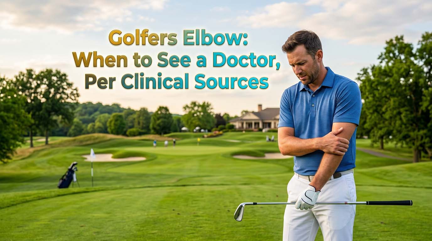 Golfer's Elbow: When to See a Doctor